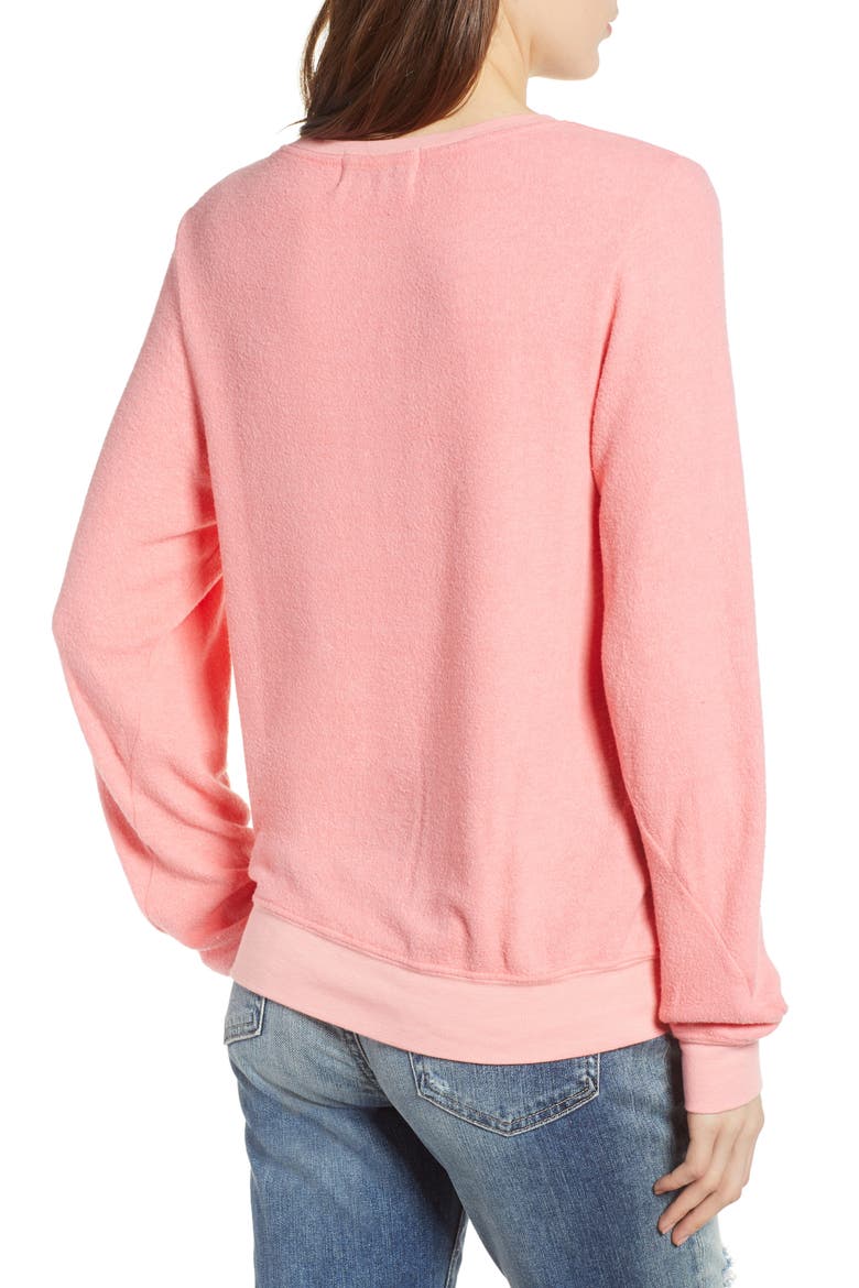 Pardon My French Sweatshirt, Alternate, color, PEACH CRUSH