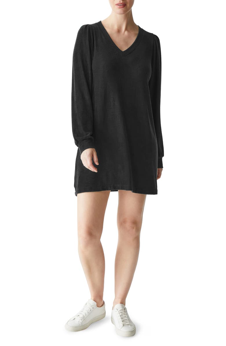 Michael Stars Trisha Long Sleeve T-Shirt Dress, Alternate, color, 