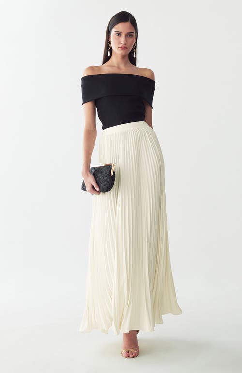 WILLA Amur Skirt in Cream at Nordstrom, Size 8