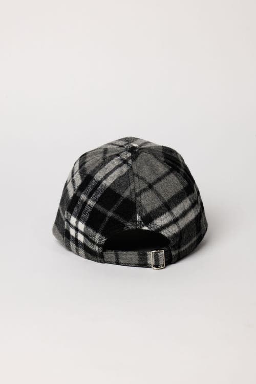 Hat Attack Check Cap In Brown