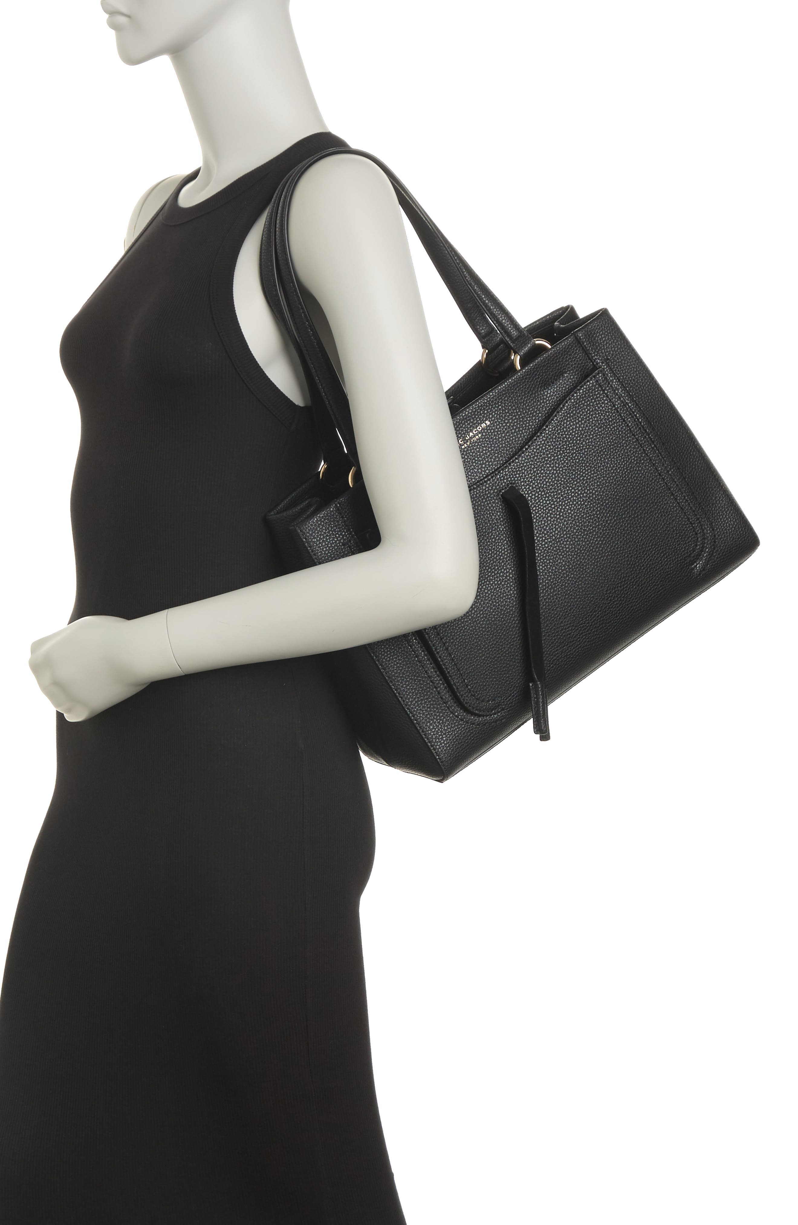 Marc Jacobs Pebbled Leather Tote Bag, Alternate, color, 