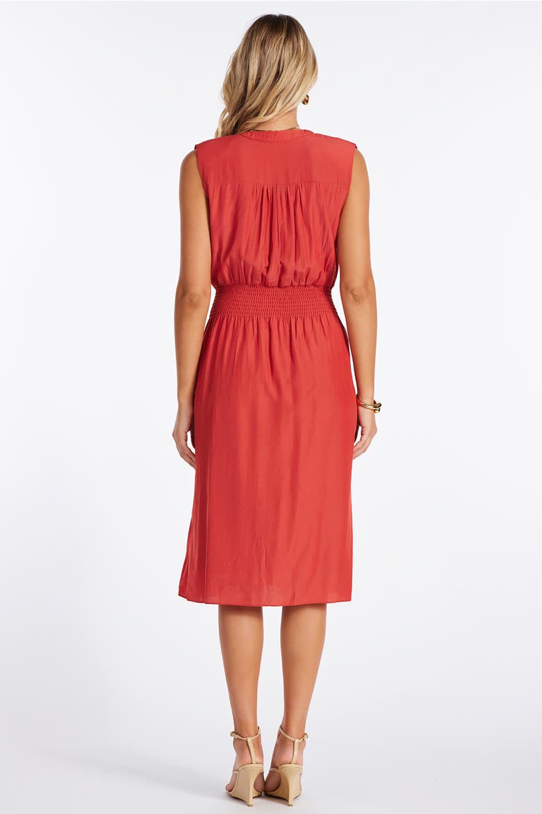 Summer Soiree Dress, Alternate, color, Hibiscus