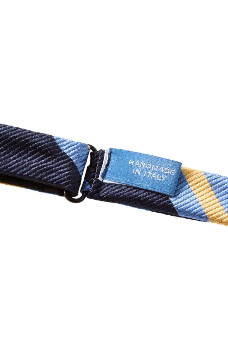 Robert Talbott Bond Self-Tie Signature Repp Silk Bowtie, Alternate, color, Navy Multi