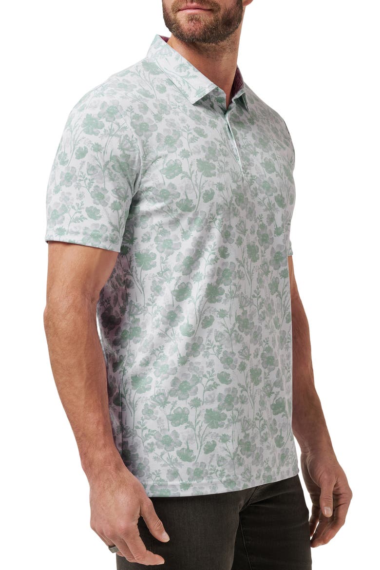 Been Abroad Cotton Blend Polo, Alternate, color, WHITE