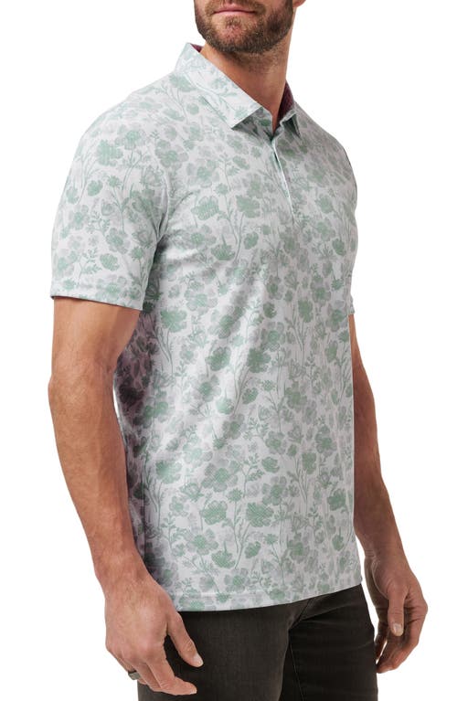 Travismathew Been Abroad Cotton Blend Polo In Green