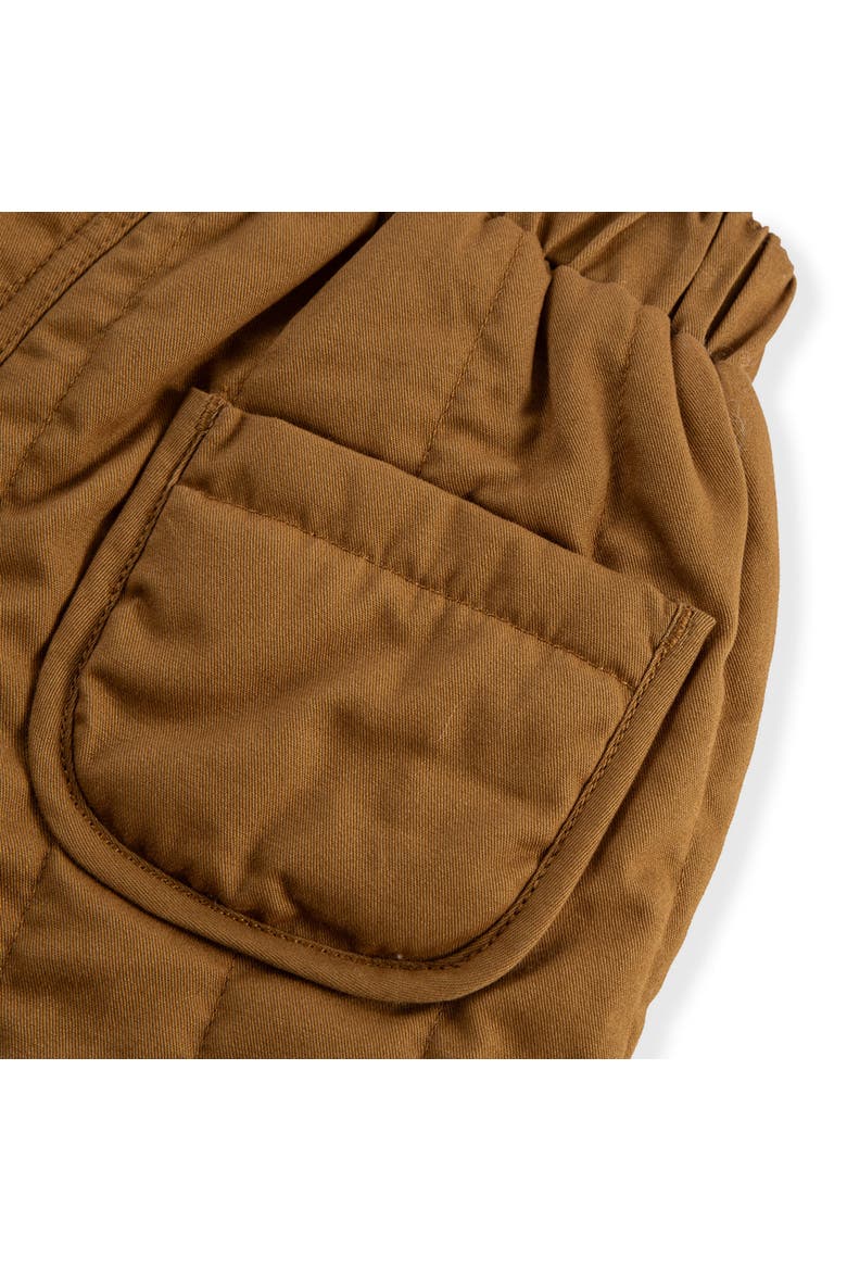 Quilted Pants, Alternate, color, Golden Brown