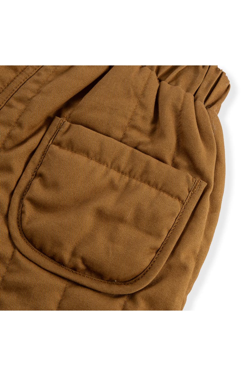 Milkbarn Quilted Pants, Alternate, color, Golden Brown