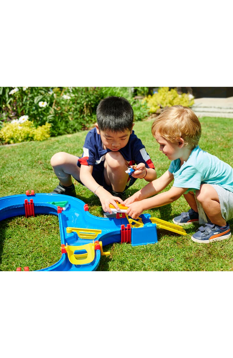 AquaPlay ContainerPort Waterway Playset, Toy Boat & 2 Animal Figures, Kids 3+, Alternate, color, Multicolored