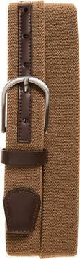 Nordstrom Koa Melange Stretch Woven Leather Belt