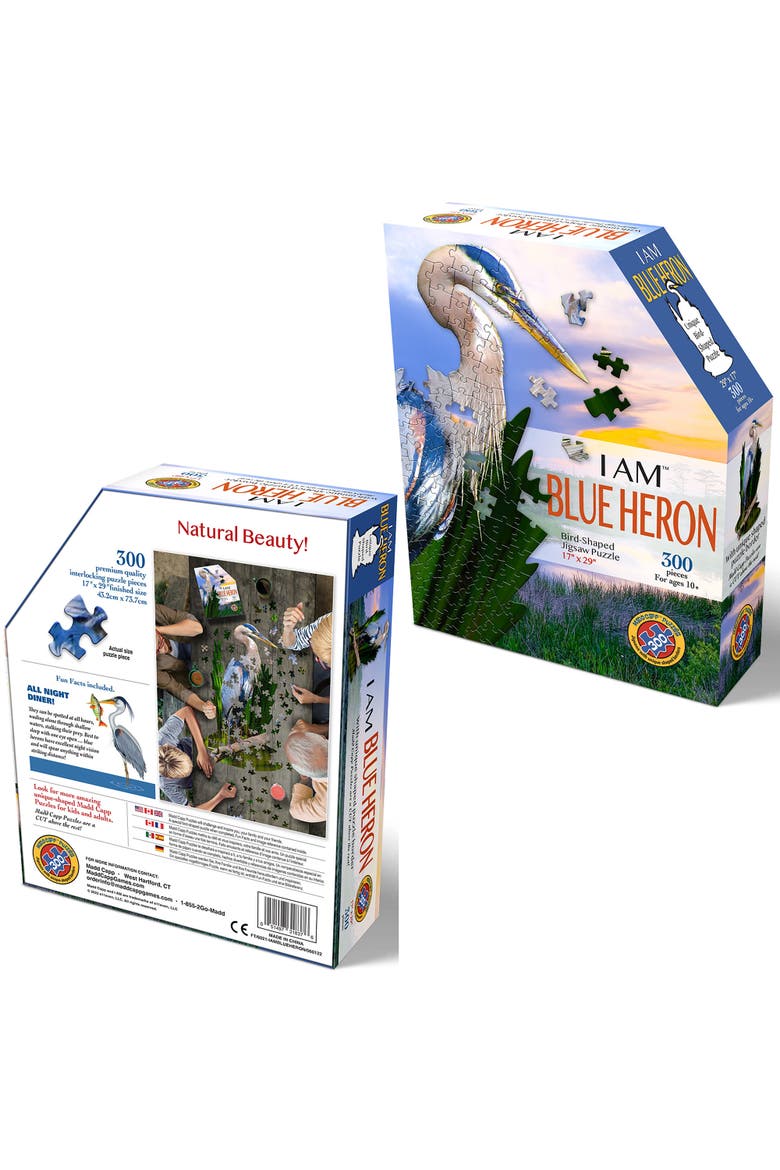 BLUE HERON 300 Piece Jigsaw Puzzle, Alternate, color, Multicolored