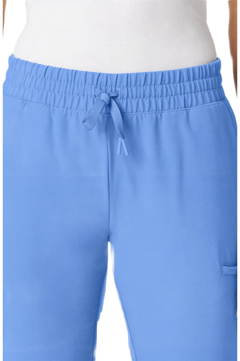 Jace Women's 7-Pocket Skinny Scrub Jogger, Alternate, color, Ceil Blue
