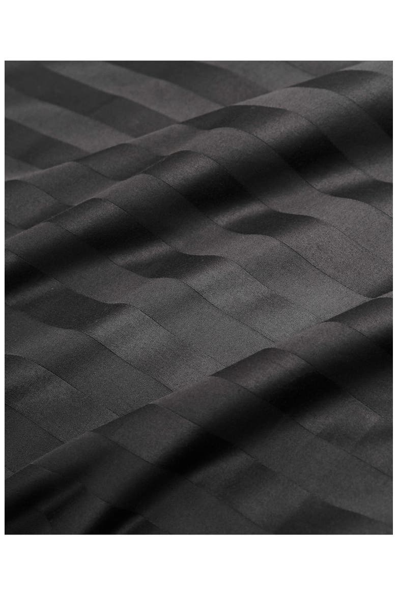 Regal Dreams 300 Thread Count Sateen Sheet Set., Alternate, color, JET BLACK