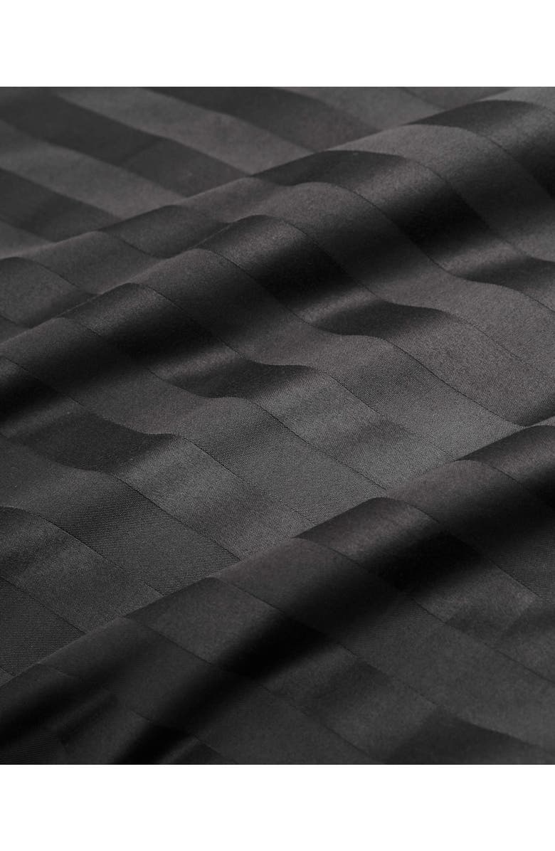 The Sheet Lab Regal Dreams 300 Thread Count Sateen Sheet Set., Alternate, color, Jet Black