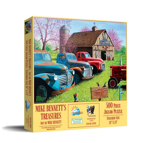 Mike Bennett's Treasures 500 piece Jigsaw Puzzle for Adults
