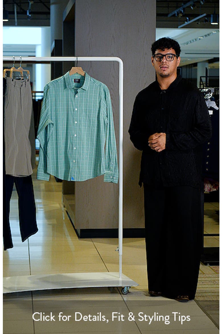 Claremont Plaid CottonTek™ Performance Button-Up Shirt video