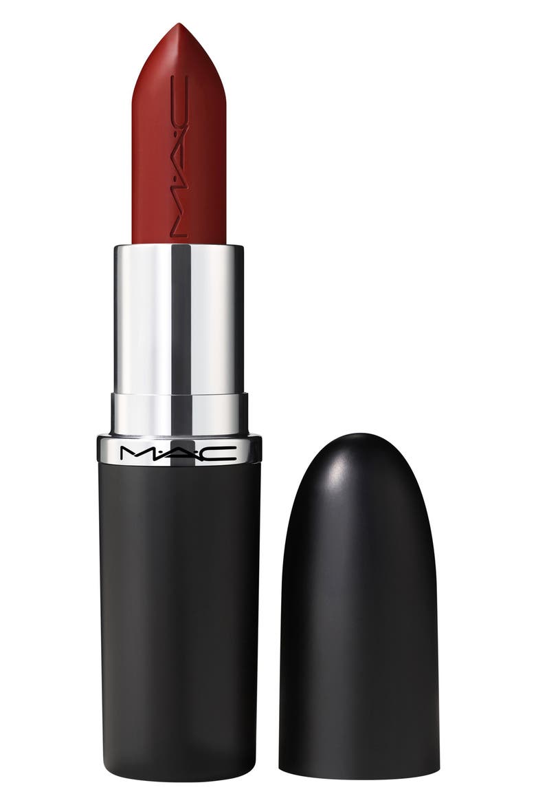 MACximal Sleek Satin Lipstick, Main, color, DUBONNET