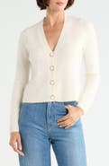 Veronica Beard Solene Brushed Cashmere Cardigan