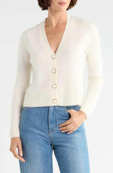 Solene Brushed Cashmere Cardigan