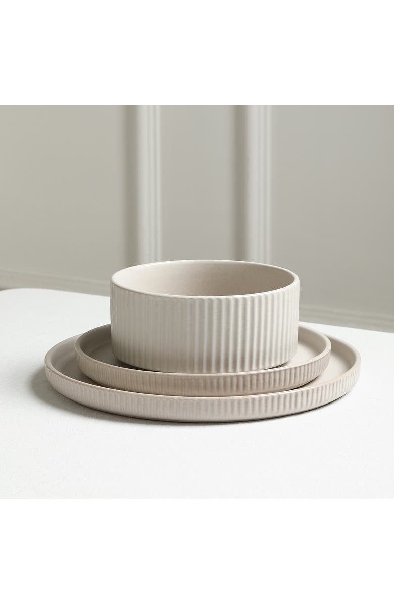 Stone Lain Haven Stoneware 4-Piece Bowl Set, Alternate, color, Beige