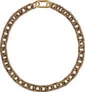 Serena Uziyel Catena Notte Necklace Antique Gold