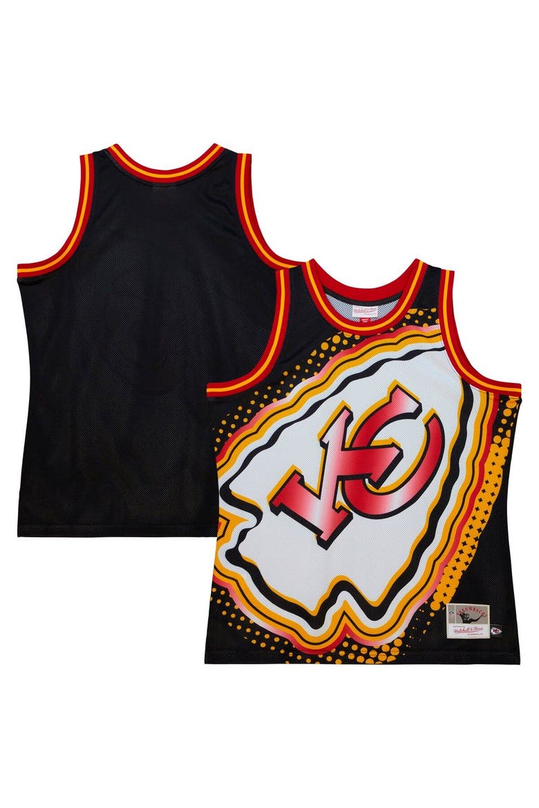 Men's Mitchell & Ness Black Kansas City Chiefs Big Face 7.0 Fashion Tank Top, Main, color, Black