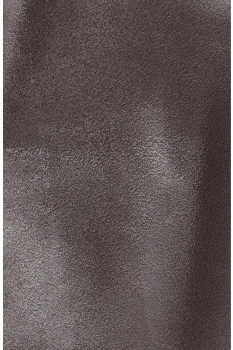 Leather Bomber Jacket, Alternate, color, BROWN MOLE