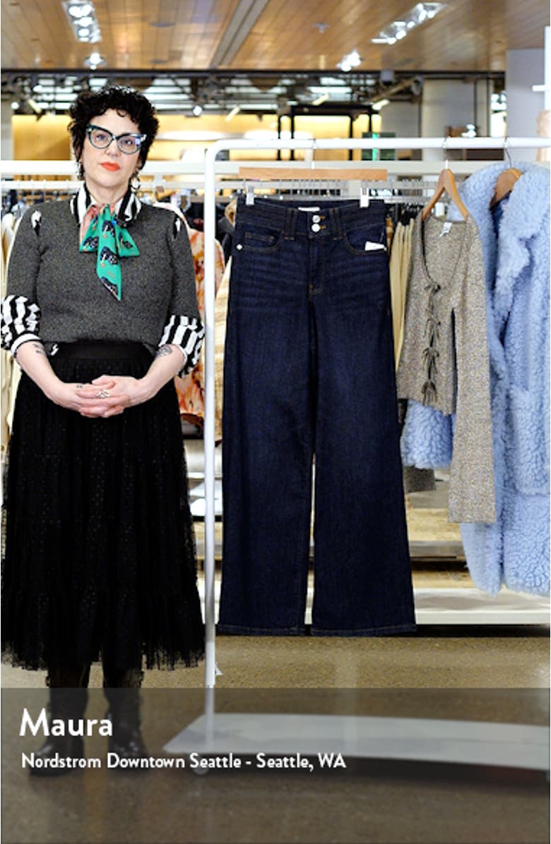 Triple Binding Slim Palazzo Jeans, sales video thumbnail