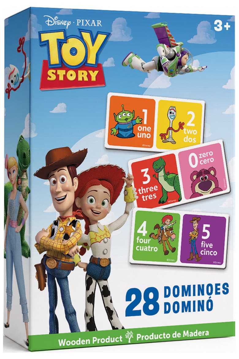 Disney - Toy Story Wood Dominoes, Main, color, Multicolor
