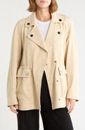 Longchamp Snap Front Drawstring Jacket
