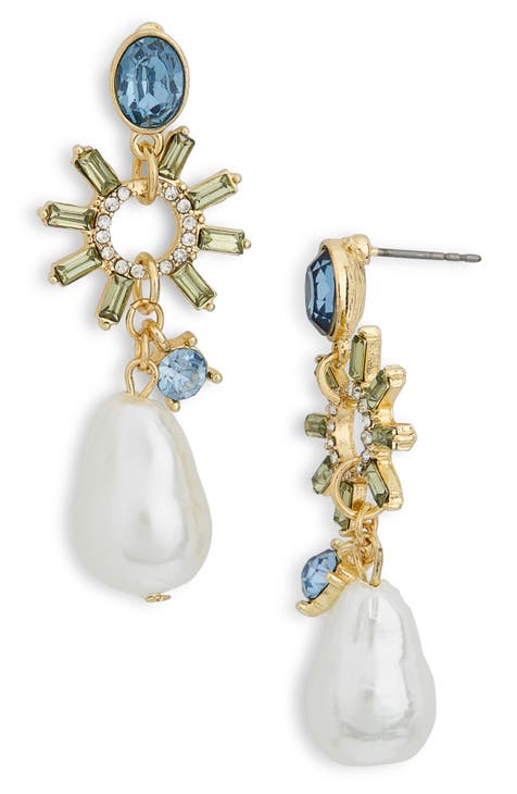 Perfect Party Faux Pearl Drop Earrings