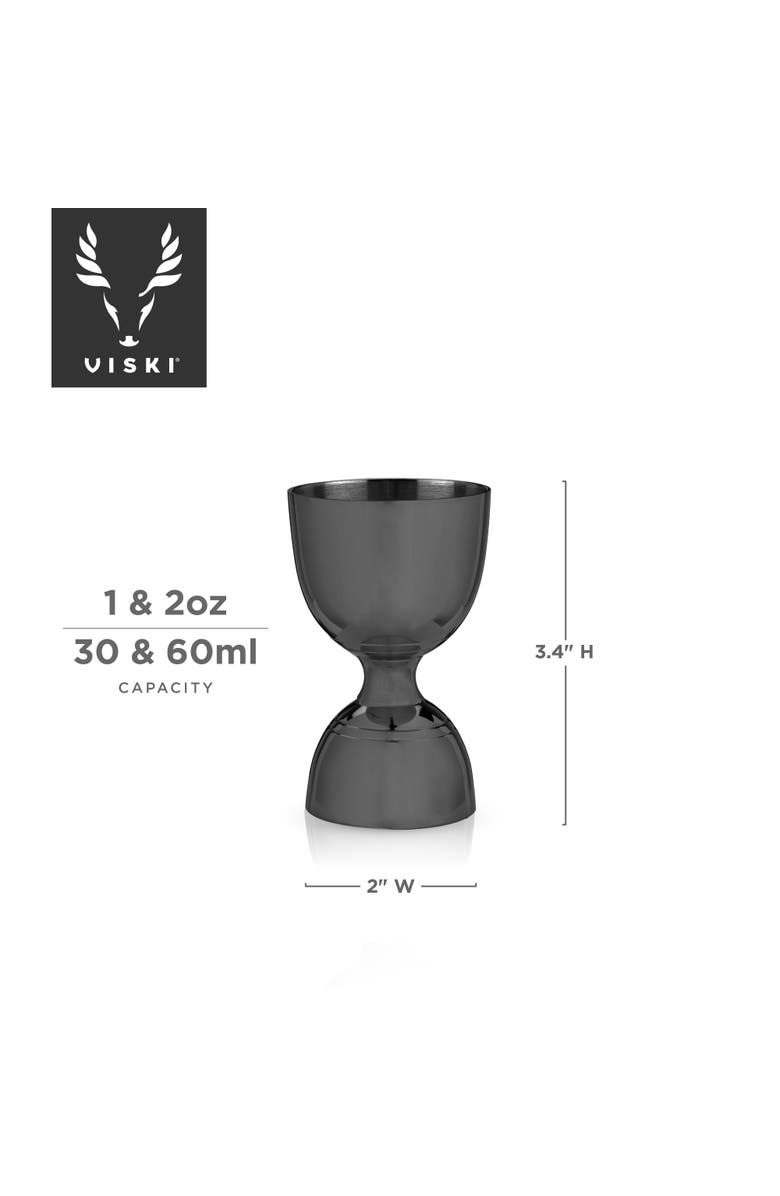 Viski Canterbury Jigger, Alternate, color, Warren