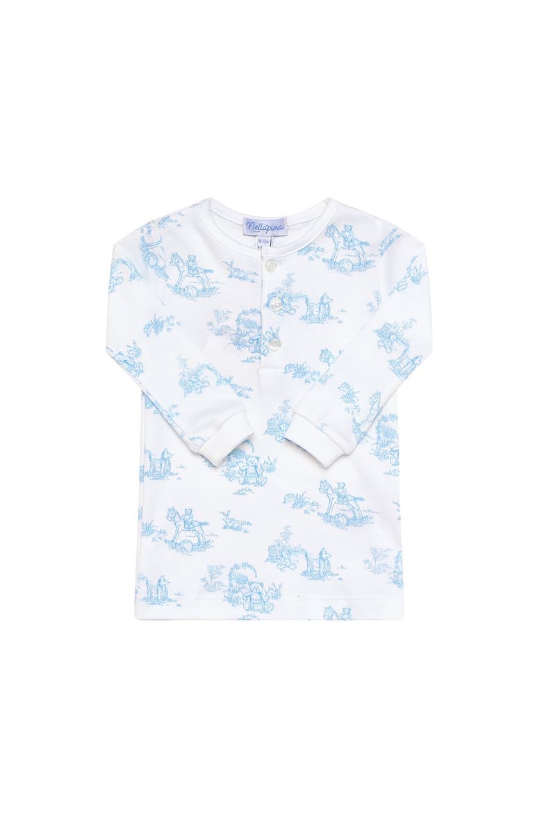 Blue Toile Pajamas - Toddler & Little Kid, Alternate, color, Blue