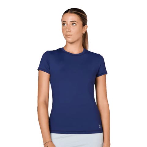 UV Colors Short Sleeve Womens Tennis Shirt