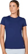 Sofibella UV Colors Short Sleeve Womens Tennis Shirt