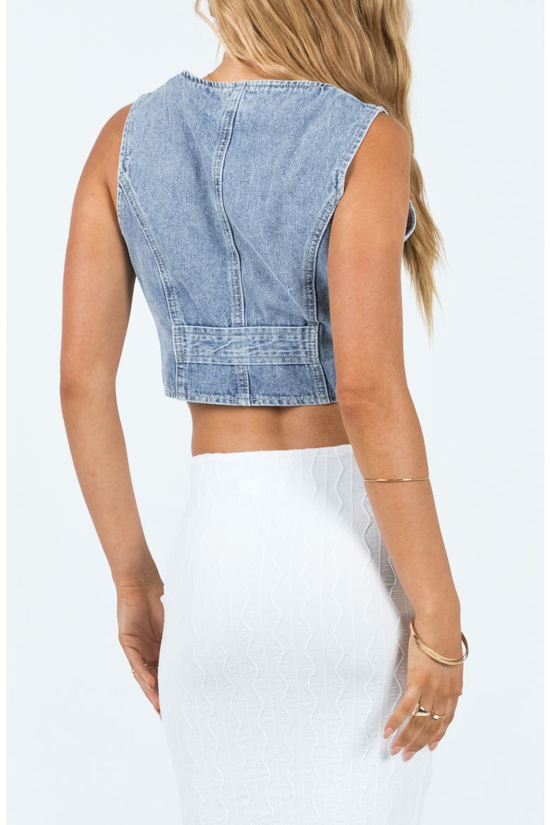 Burrows Denim Vest, Alternate, color, DENIM BLUE