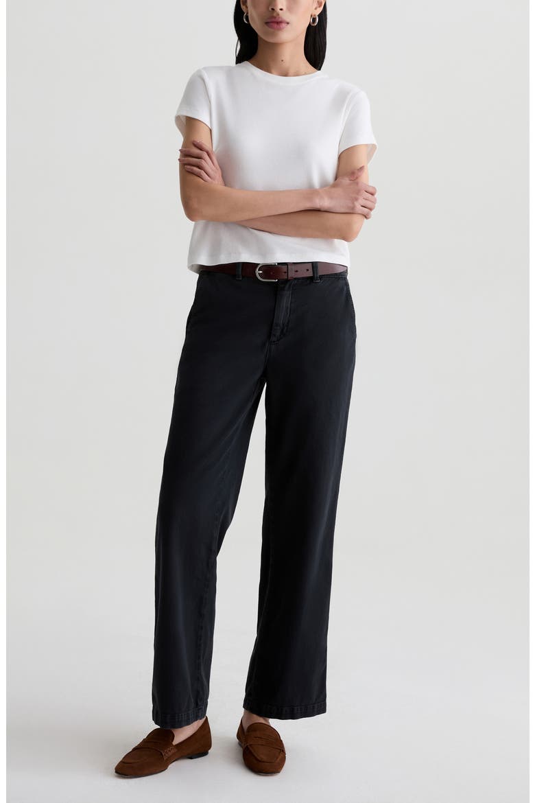 Fairfax Ankle Straight Leg Jeans, Alternate, color, SULFUR BLACK