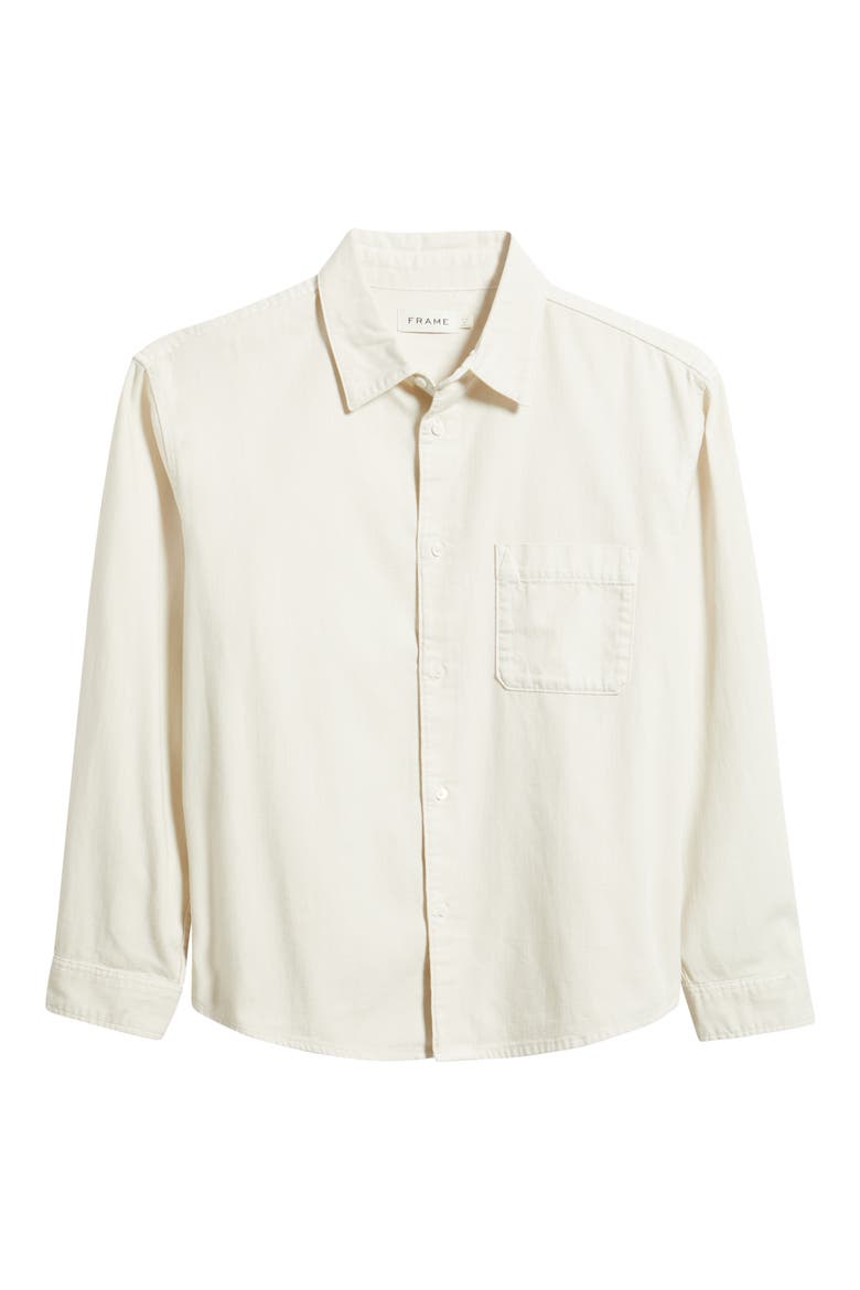 Modern Button-Up Shirt, Alternate, color, WARM WHITE