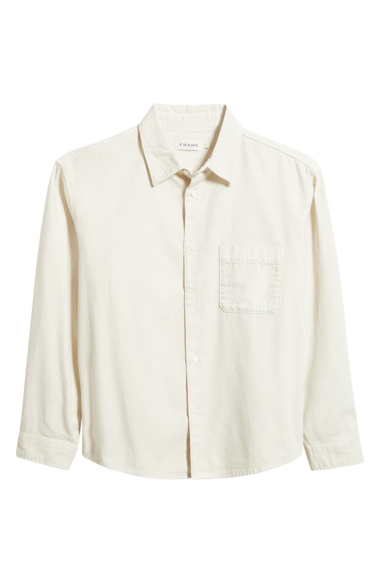 FRAME Modern Button-Up Shirt, Alternate, color, Warm White
