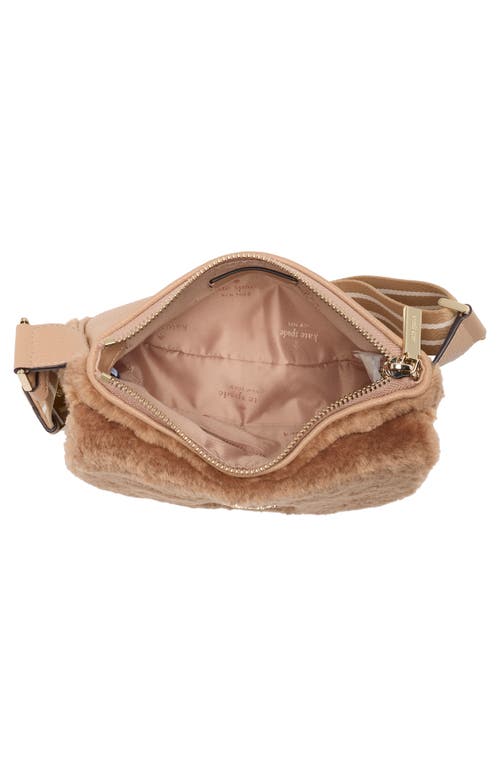 Kate Spade New York Rosie Faux Fur Belt Bag In Brown