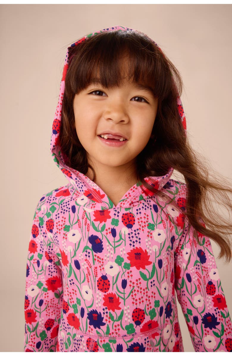 Tea Collection Hooded Pocket Dress, Alternate, color,