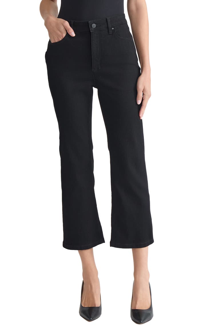 Lexington High Waist Crop Flare Jeans, Main, color, ONYX WASH