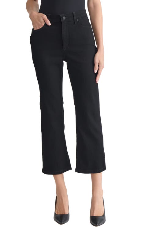 Jones New York Lexington High Waist Crop Flare Jeans In Blue