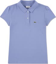 Lacoste Kids' Organic Cotton Piqué Polo