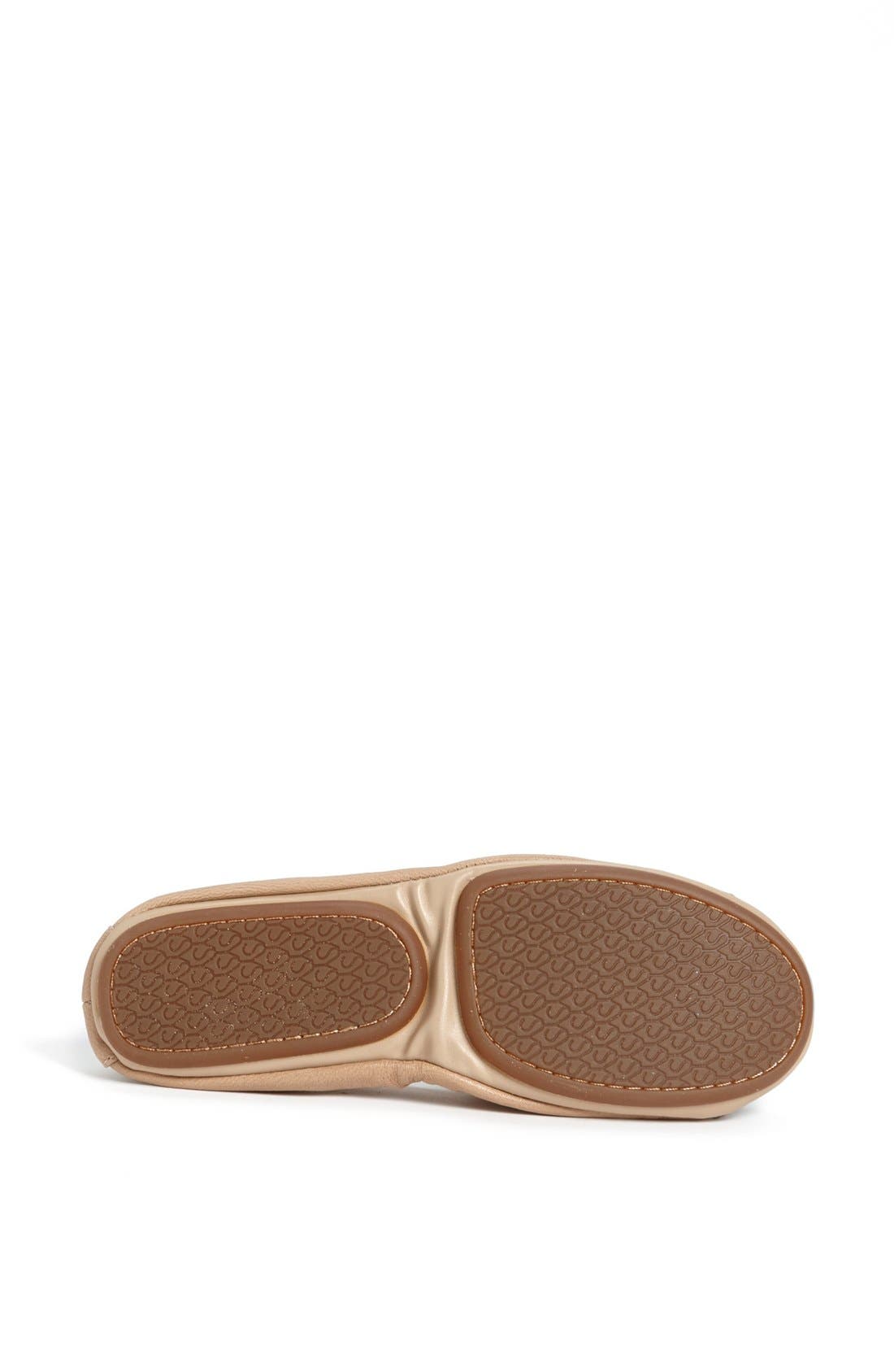 Foldable Ballet Flat, Alternate, color, ROSE/ PEWTER