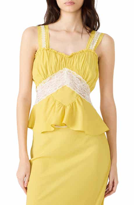 Cinthia Lace Trim Tank
