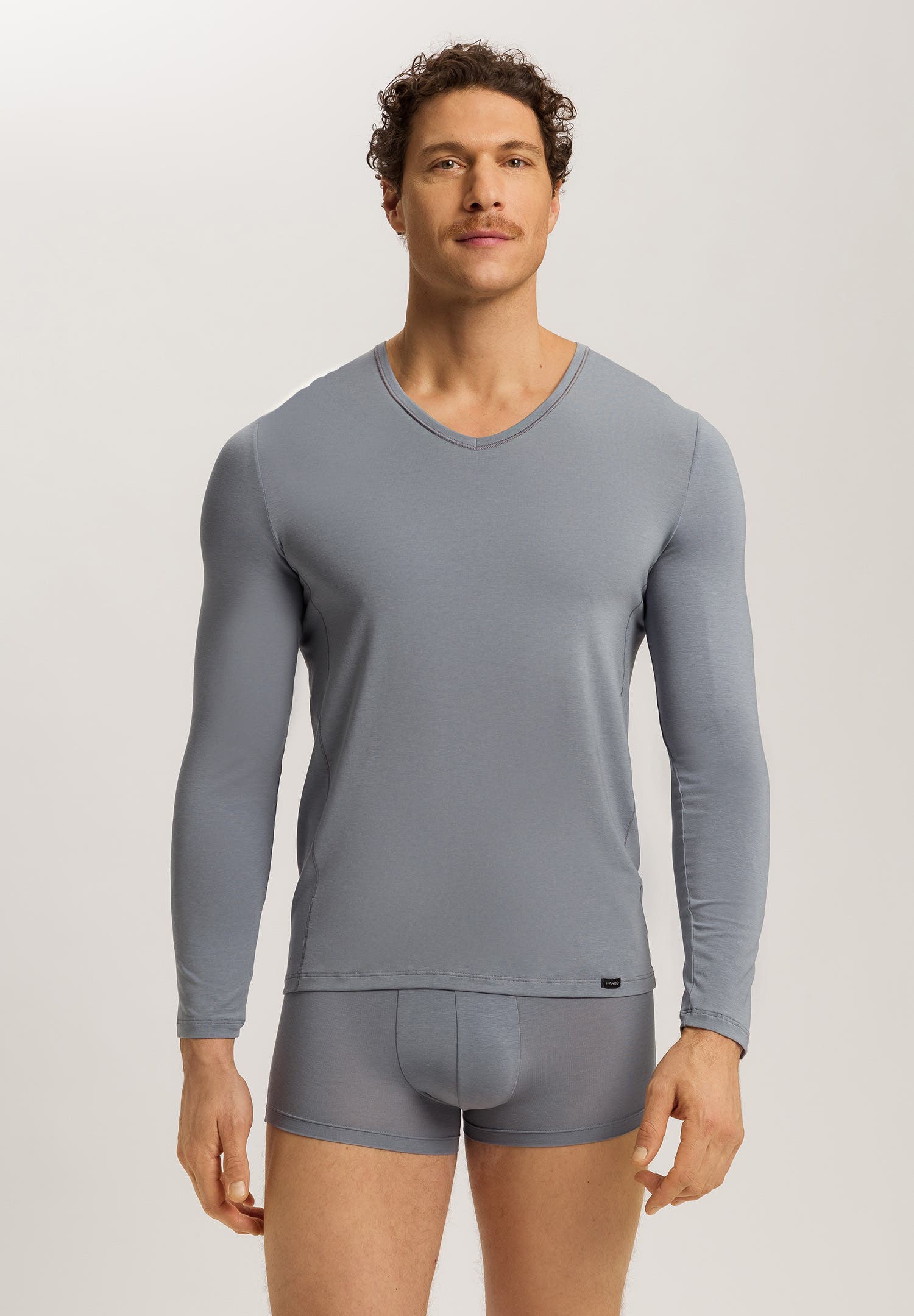 Natural Function Tencel And Cotton Fitted V-Neck Top - image 2
