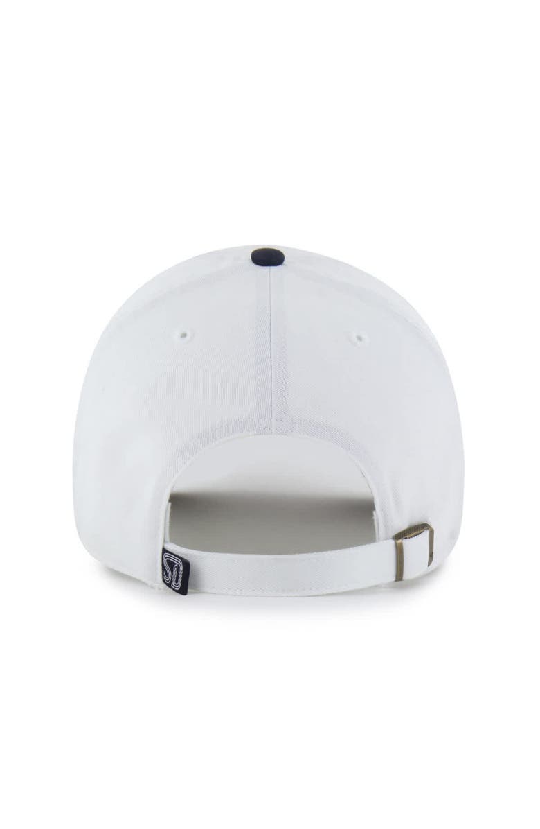'47 Men's '47  White/Navy San Diego FC Two-Tone Clean Up Adjustable Hat, Alternate, color, White