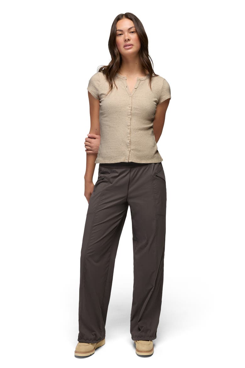 Cambria Cove Stretch Organic Cotton Cardigan, Alternate, color, OATMEAL HEATHER