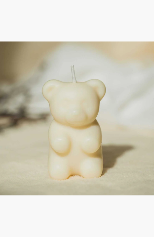 Southlake Gifts Gummy Bear Candle With Hidden Surprise In Off-white