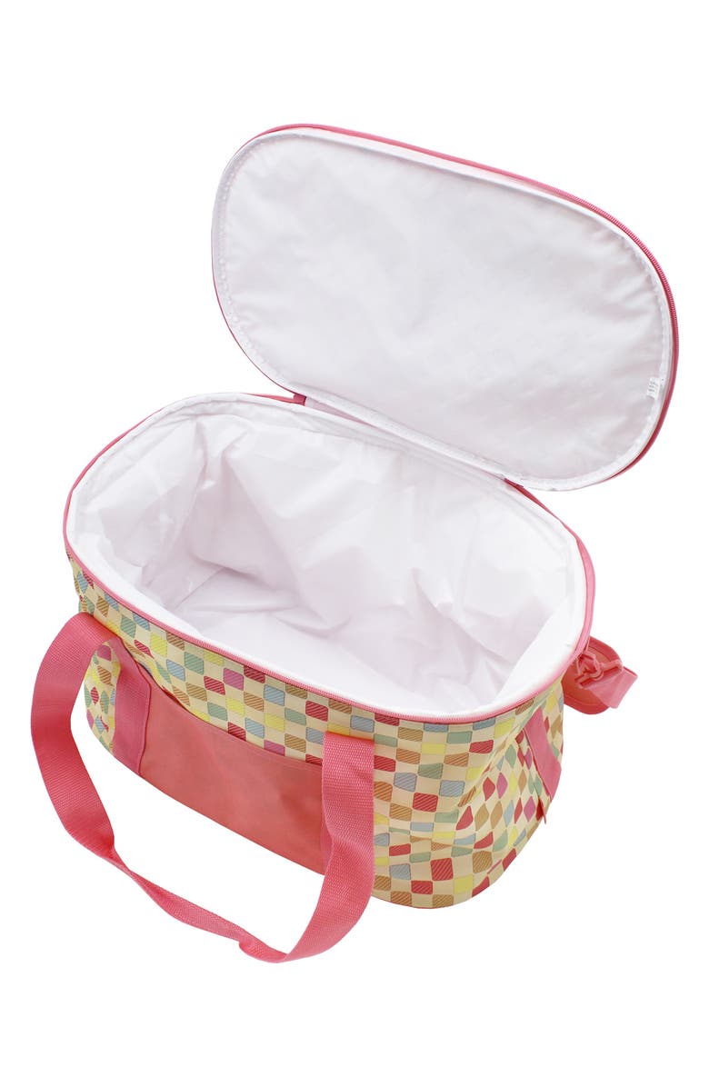 MYTAGALONGS Print Large Cooler Tote, Alternate, color, Coral Multi